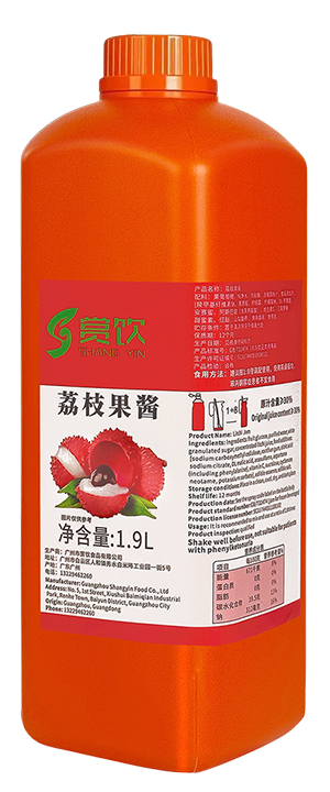荔枝果酱（倍数：9、规格1.9Lx8每箱）