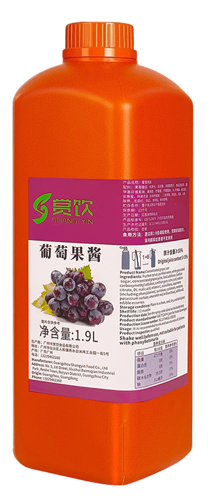 葡萄果酱（倍数：9、规格1.9Lx8每箱）